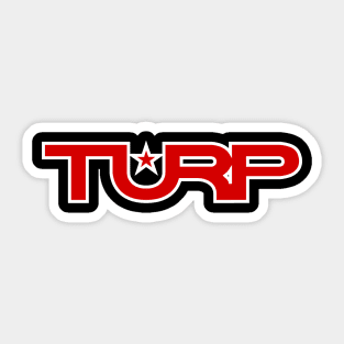 TURP LOGO 2 RED Sticker